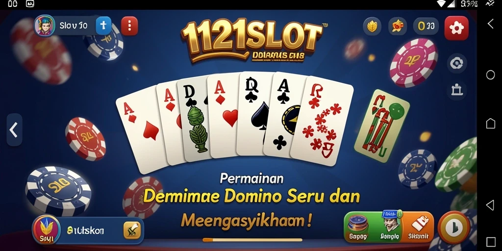 Tampilan gameplay seru dari 1121SLOT, nikmati keseruan Domino!