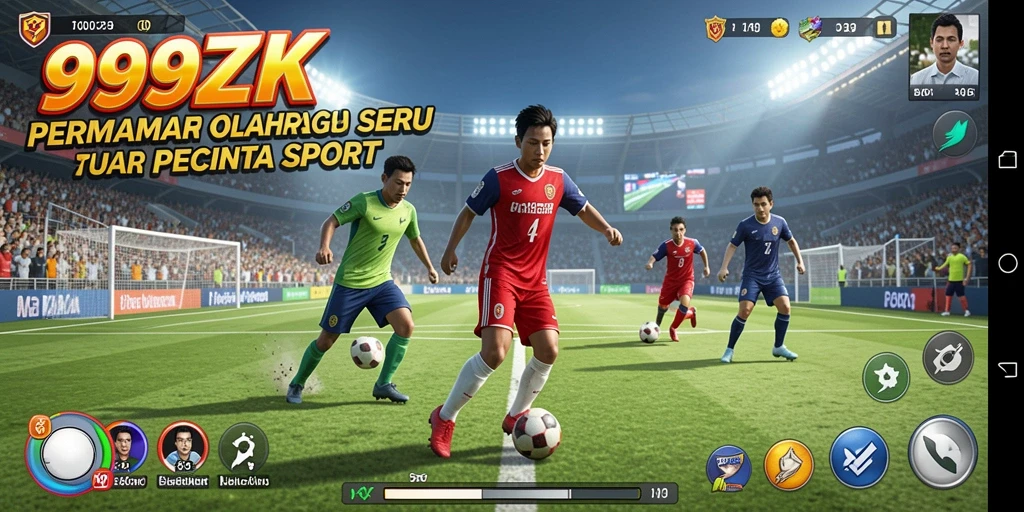 Tangkapan layar menunjukkan gameplay seru dari 999ZK.