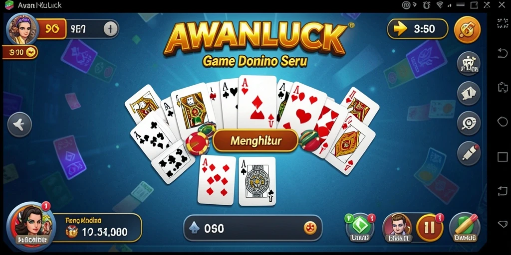 Tampilan gameplay AWANLUCK yang seru dan menarik.