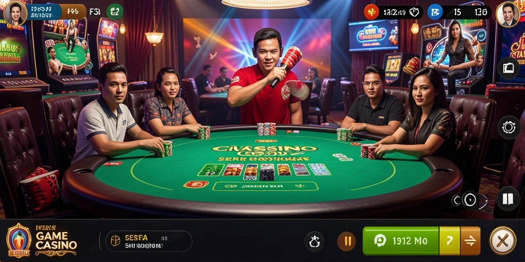 Menampilkan gameplay menarik dengan dealer langsung di F32.
