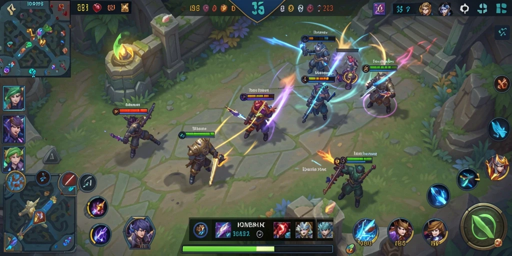 Tampilan gameplay seru dalam IDRRP dengan aksi karakter yang dinamis.