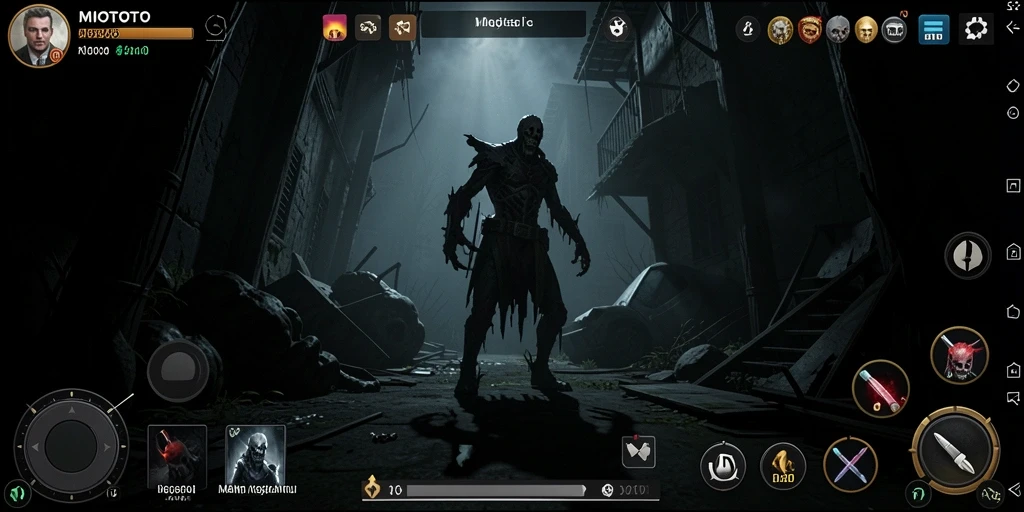 Gameplay seram di dalam kegelapan MIOTOTO.