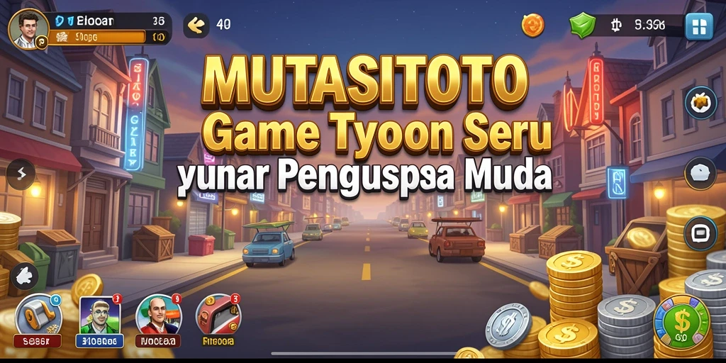 Screenshot gameplay MUTASITOTO menampilkan pengalaman bisnis yang mendebarkan.