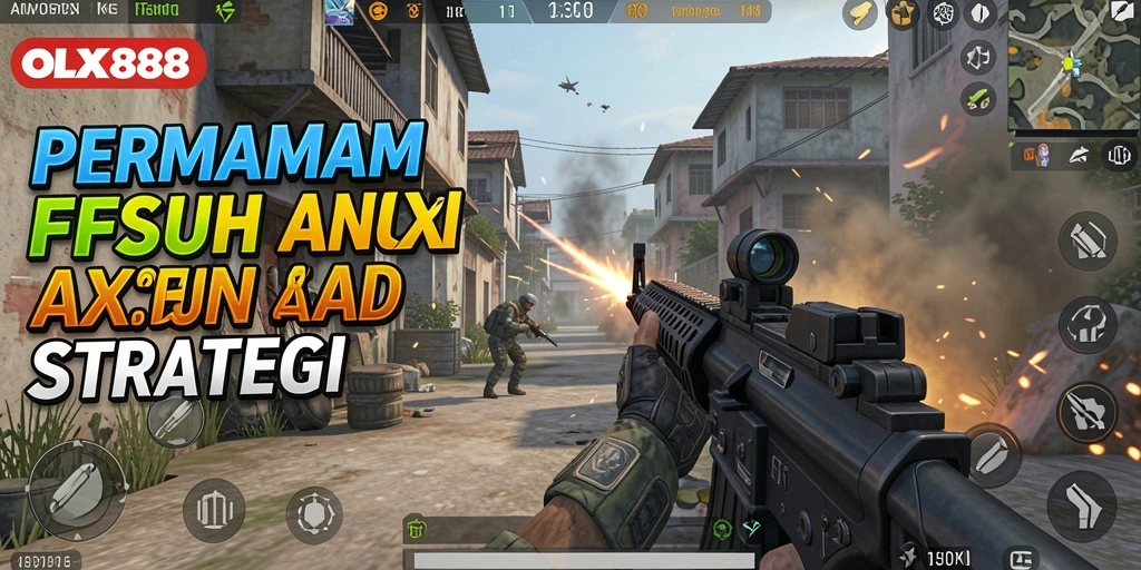 Tampilan gameplay seru di OLX888 dengan aksi tembak-menembak intens.
