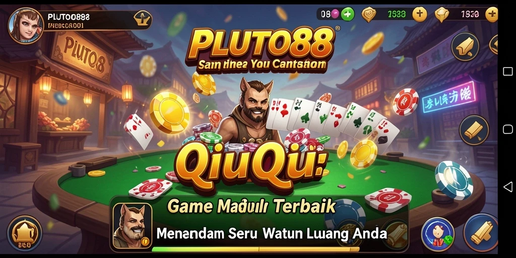 Tampilan menarik gameplay QiuQiu di PLUTO88 dengan grafis yang mengesankan.