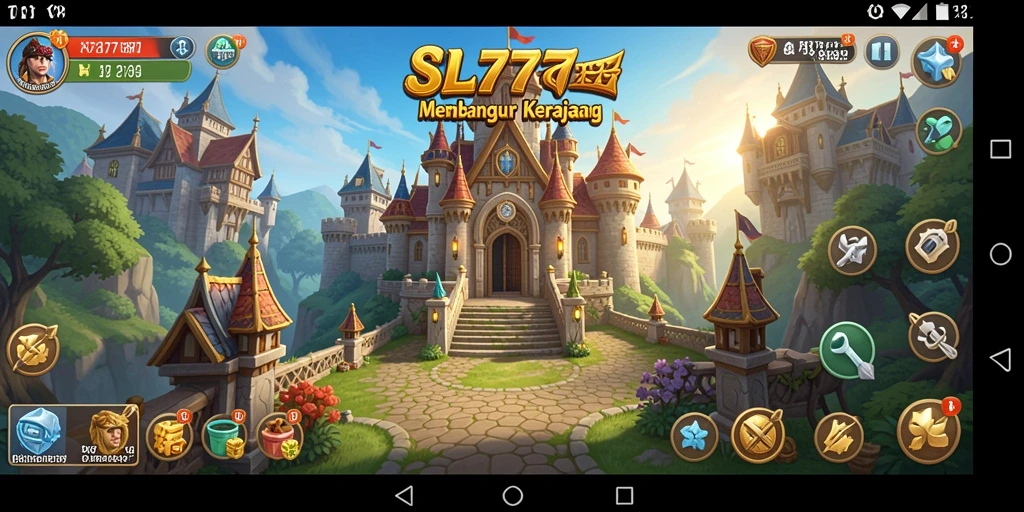 Gameplay SLG yang penuh strategi dan petualangan.