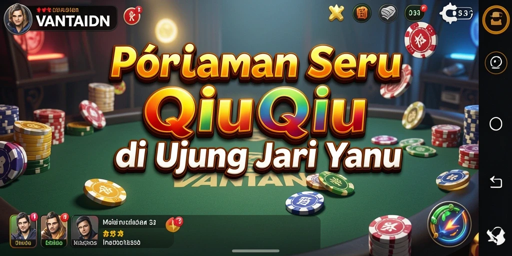 Tampilan gameplay QiuQiu yang menegangkan dan penuh strategi.